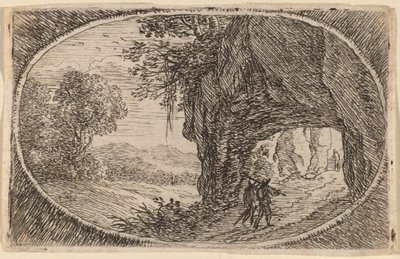 Le chemin à travers le rocher - Herman van Swanevelt