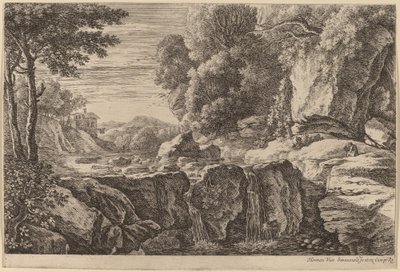La petite cascade - Herman van Swanevelt