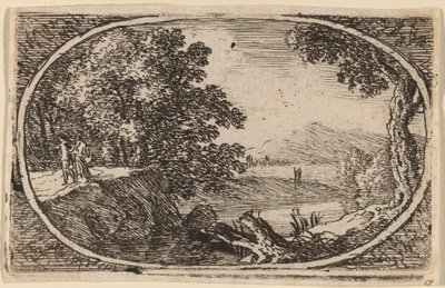 La souche près de la rivière - Herman van Swanevelt