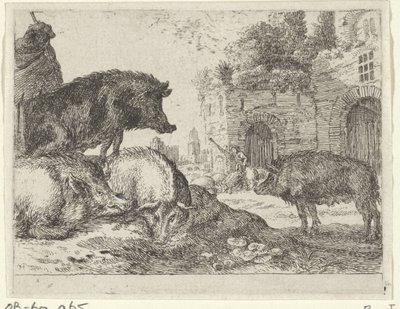 Cochons - Herman van Swanevelt