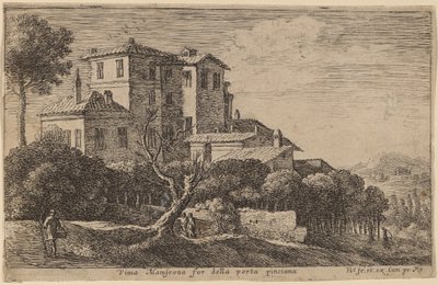 Vue du vignoble de la Villa Mamsrona - Herman van Swanevelt
