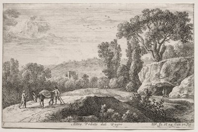 Vues de Rome : Deuxième vue de Zugro - Herman van Swanevelt