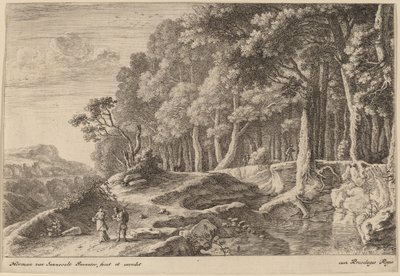 Bois Bordé par un Ruisseau - Herman van Swanevelt