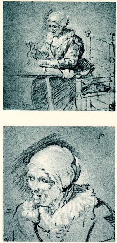 Vieille femme avec une balance dans les mains - Herman van der Mijn