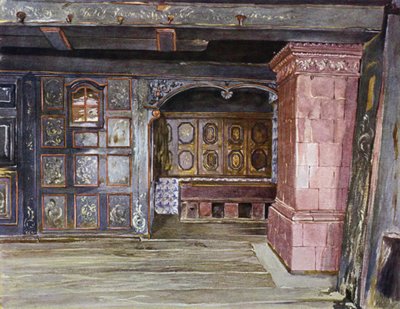 Partie de la salle dans la maison E Harden, Neuengamme, près de Hambourg - Hermann Haase