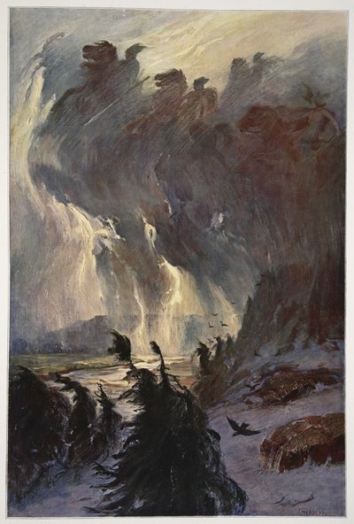 La Chevauchée des Walkyries, 1906 - Hermann Hendrich