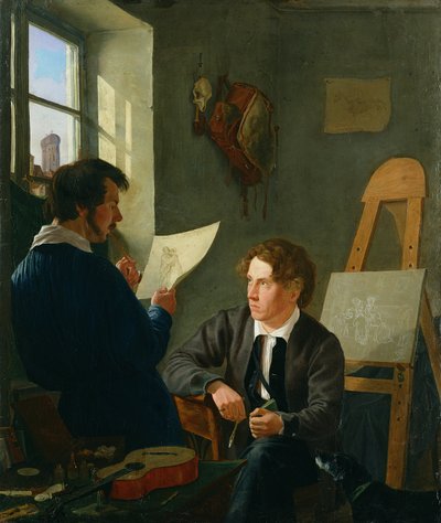 Hermann Kauffmann et Georg Haeselich (1806-94) dans l