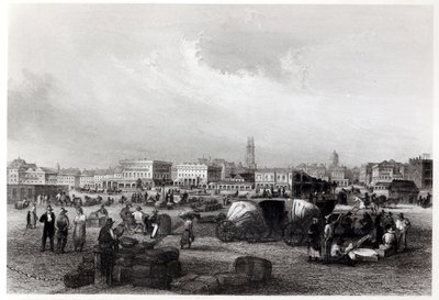 Au quai Levee à La Nouvelle-Orléans, vers 1840 - Hermann Meyer