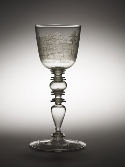 Gobelet, vers 1680 (verre) - Hermann Schwinger