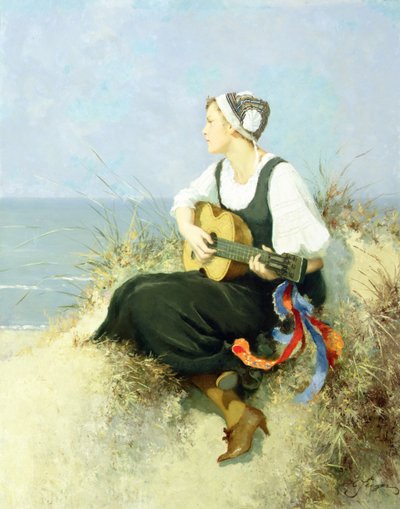 Sur la plage - Hermann Seeger