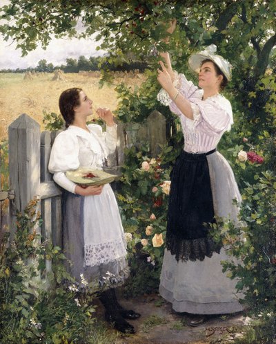 Les cueilleurs de cerises, 1894 - Hermann Seeger