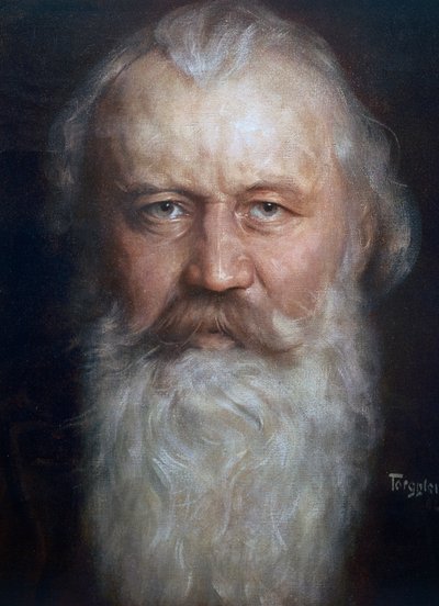 Portrait de Johannes Brahms - Hermann Torggler