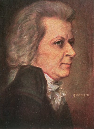 Wolfgang Amadeus Mozart (1756-91) pub. 1904 - Hermann Torggler