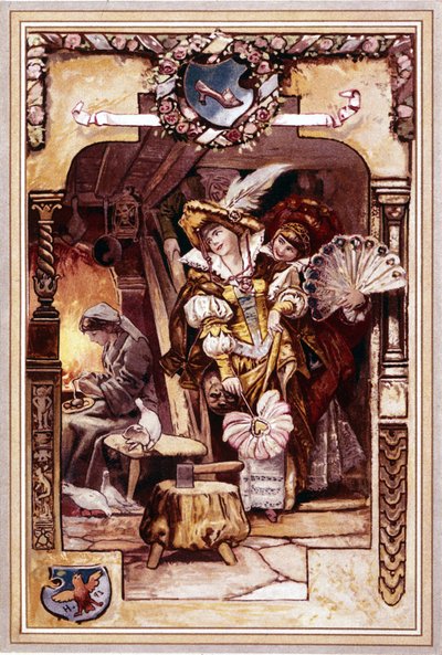 Cendrillon. Illustration de Hermann Vogel - Hermann Vogel