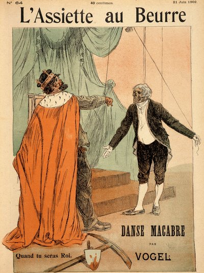 Danse macabre par Vogel. Dans L