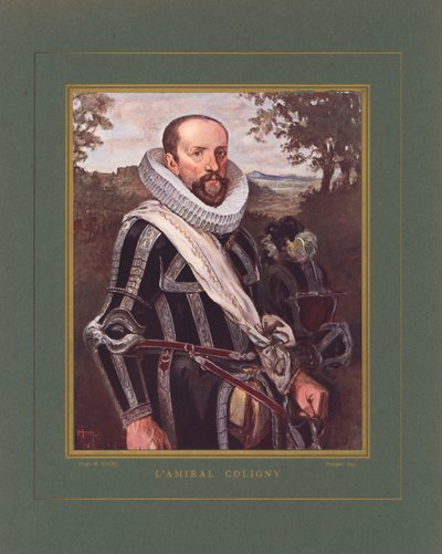 Gaspard II de Coligny, amiral français et chef huguenot pendant les guerres de religion françaises - Hermann Vogel