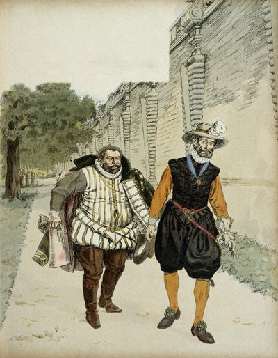 Henri IV et Charles de Lorraine, duc de Mayenne - Hermann Vogel