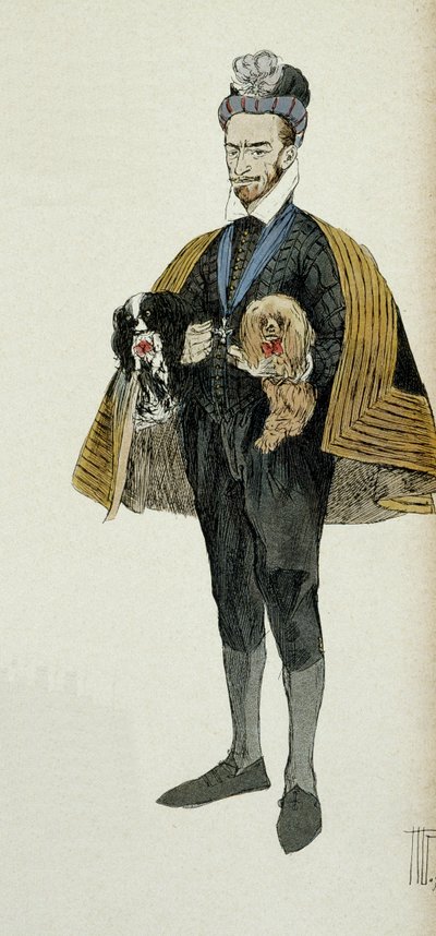 Portrait de Henri III (1551-1589), roi de France (1574-1589) et roi de Pologne (1574) - Hermann Vogel