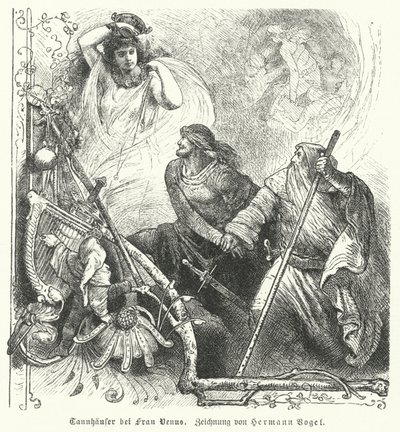 Tannhäuser avec Vénus - Hermann Vogel
