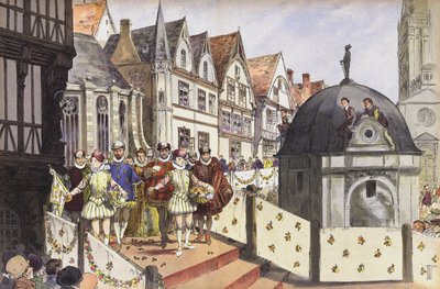 Le mariage de Henri III de Navarre et Marguerite de Valois, Paris, 18 août 1572 - Hermann Vogel