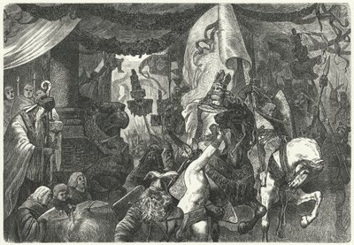 Théodoric le Grand, roi des Ostrogoths, entrant à Rome - Hermann Vogel