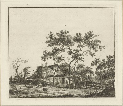 Paysage avec ferme - Hermanus Fock