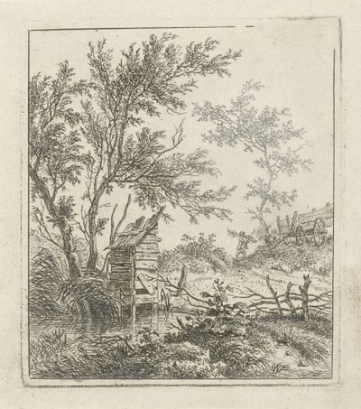 Paysage avec ramasseur de bois - Hermanus Fock