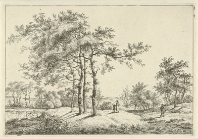 Paysage avec mère et enfant - Hermanus Fock