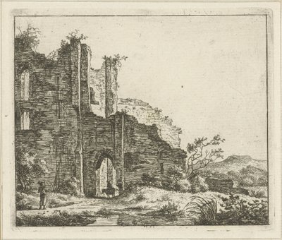 Paysage avec ruine - Hermanus Fock