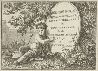 Carte de visite de Hermanus Fock - Hermanus Fock