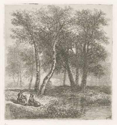 Mère et enfant au bord de l