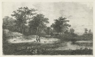 Deux chasseurs près d