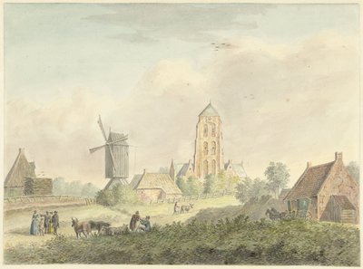 Église du village de Westkapelle en Zélande - Hermanus Petrus Schouten