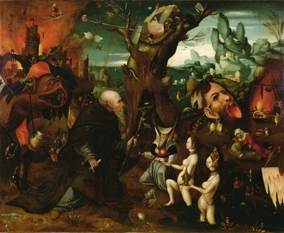 La Tentation de Saint Antoine - Herri met de (c.1510 p.1550) Bles
