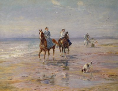 Balade sur la plage, Dublin - Heywood Hardy