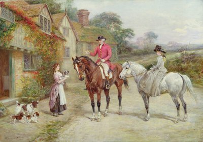 La première rupture dans la famille - Heywood Hardy