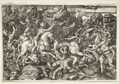 Combat entre cavaliers, 1523 - Hieronymous Hopfer