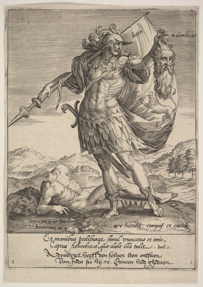Juda avec la tête d