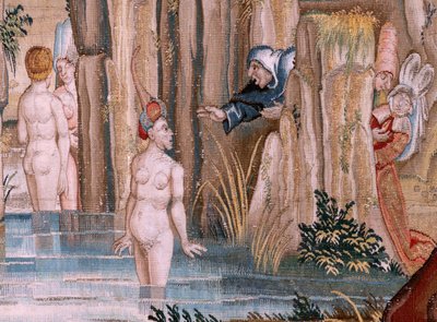Tapisserie flamande. Série Quatre tapisseries d