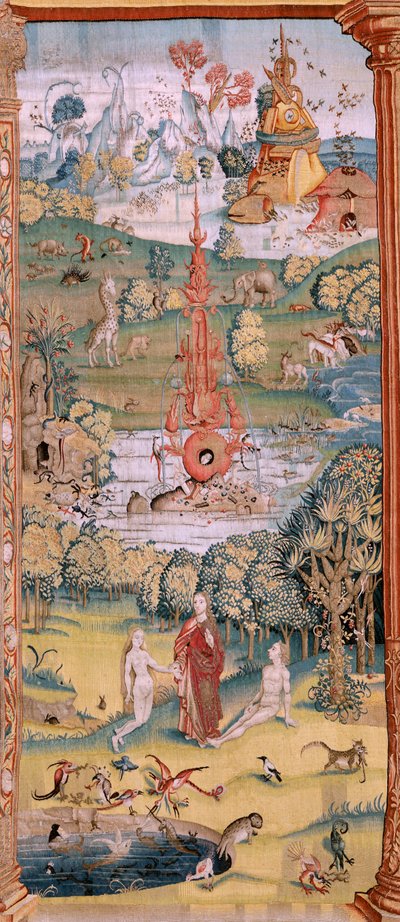 Tapisserie flamande. Série Quatre tapisseries d