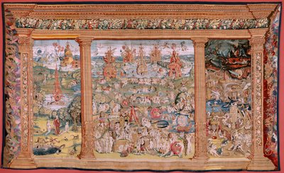 Tapisserie flamande. Série Quatre tapisseries d