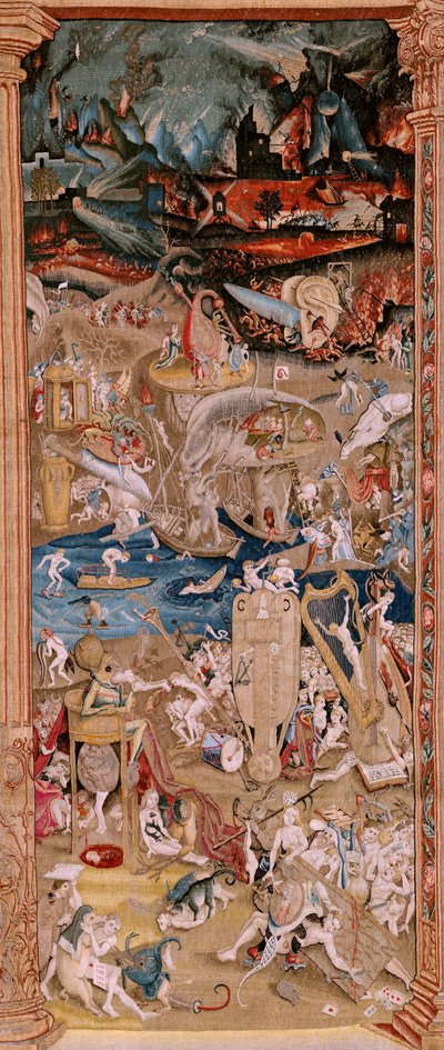 Tapisserie flamande. Série Quatre tapisseries d
