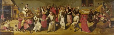 Bataille entre Carnaval et Carême, c.1600-20 - Hieronymus Bosch