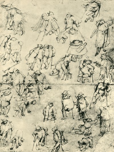 Mendiants, 15e-16e siècle, 1943 - Hieronymus Bosch
