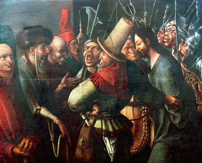 Christ devant Pilate, par Jérôme Bosch, huile sur panneau. Pays-Bas - Hieronymus Bosch