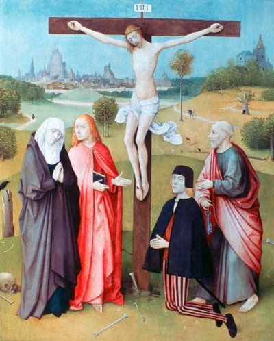 Christ en croix avec donateurs et saints, vers 1480-1516 - Hieronymus Bosch