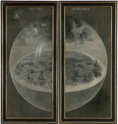 Le Jardin des délices. Triptyque, verso : La Création - Hieronymus Bosch