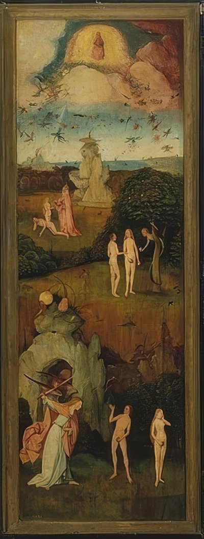 Le Chariot de foin (Triptyque). Panneau gauche. Vers 1515 - Hieronymus Bosch