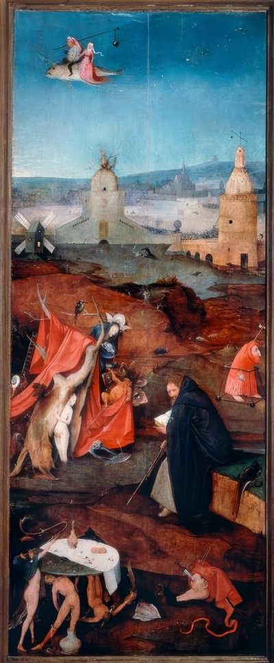 Saint Antoine en contemplation - Hieronymus Bosch