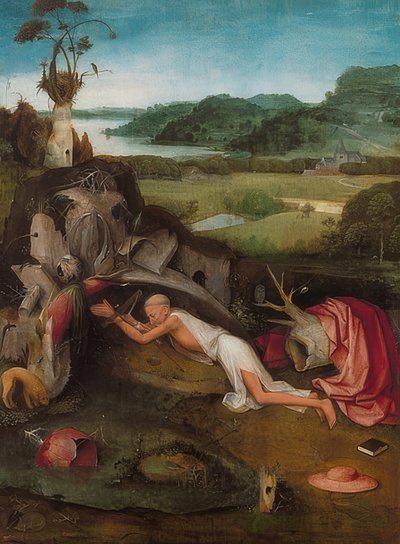Saint Jérôme dans le désert. Vers 1490 - Hieronymus Bosch